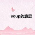 soup的意思