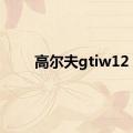 高尔夫gtiw12