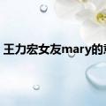 王力宏女友mary的意思