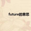 future的意思