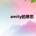 amity的意思