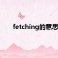 fetching的意思