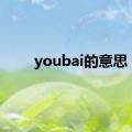 youbai的意思