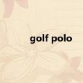 golf polo