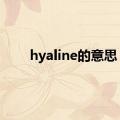 hyaline的意思