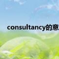 consultancy的意思