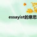 essayist的意思