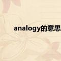 analogy的意思