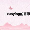 xunying的意思