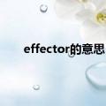 effector的意思