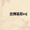 兰博基尼svj