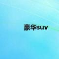 豪华suv