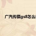 广汽传祺gs8怎么样