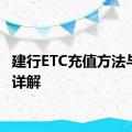 建行ETC充值方法与步骤详解