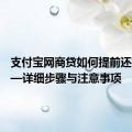 支付宝网商贷如何提前还款？——详细步骤与注意事项