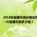 2018年板栗市场价格走势分析：一斤板栗究竟多少钱？