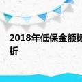 2018年低保金额标准解析